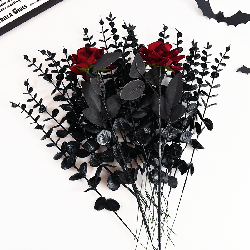 Florist Supply Bulk - 인조 유칼립투스 가지 줄기, 인조 할로윈