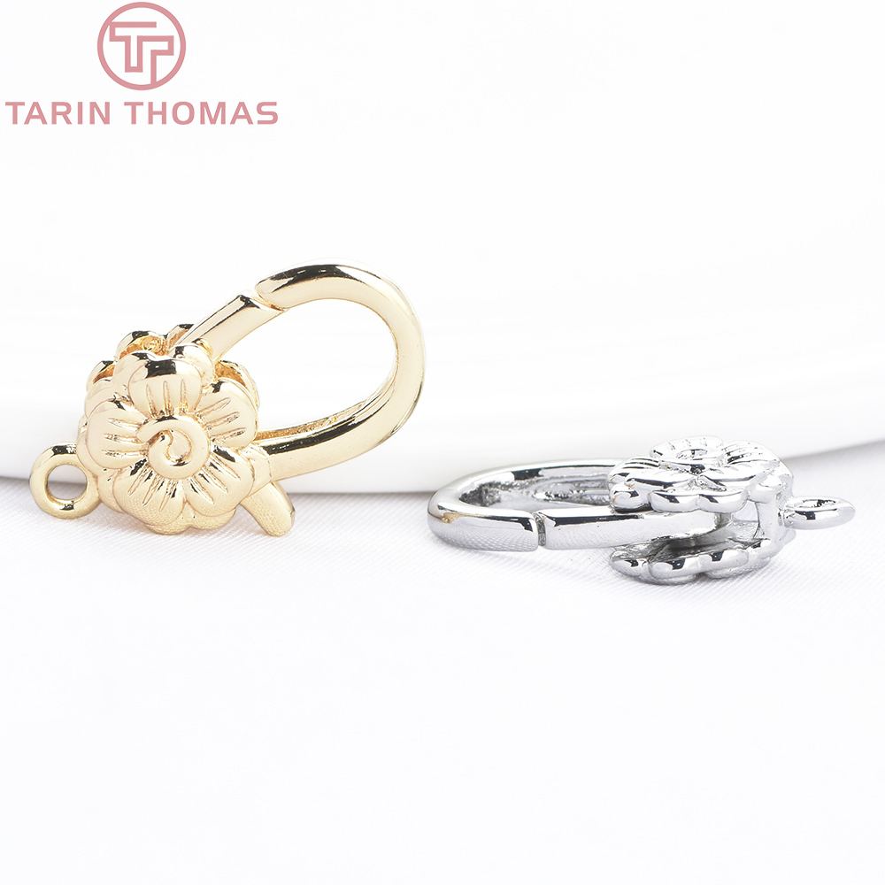Supply Florist - (9730) 4PCS 10x18MM 24K 골드 컬러