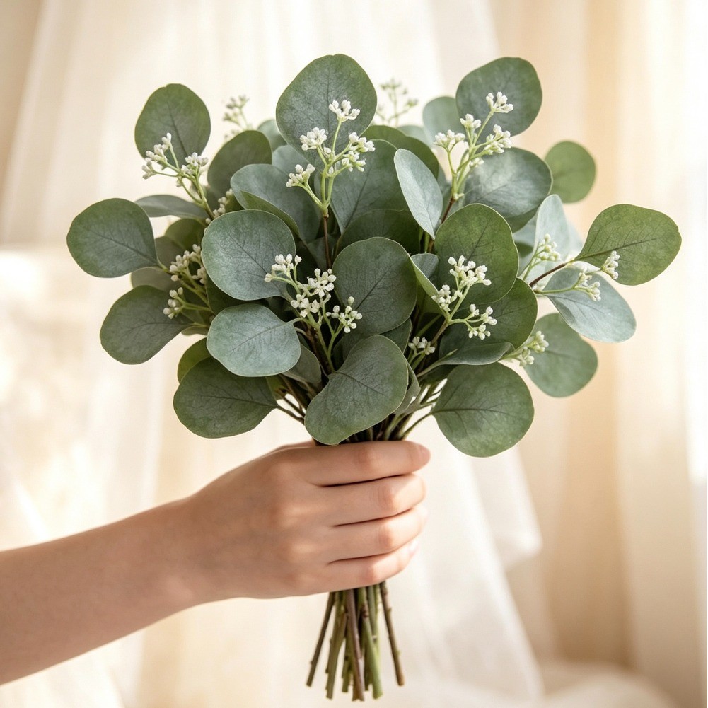 1/3Pcs 인공 유칼립투스 가지 가짜 줄기 가짜 잎  - Florist Supply Bulk 리뷰 및 가격