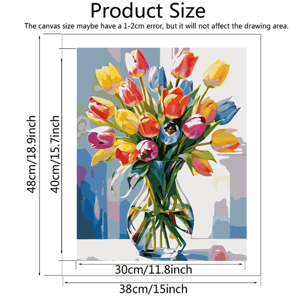 Momoart 성인을위한 새로운 도착 페인트 키트 튤립 - Florist Supply Vases 리뷰 및 가격