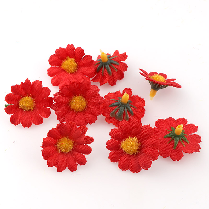 100개/묶음, 2.5cm 미니 데이지 장식용 인조 꽃 - Florist Supply Bulk 리뷰 및 가격