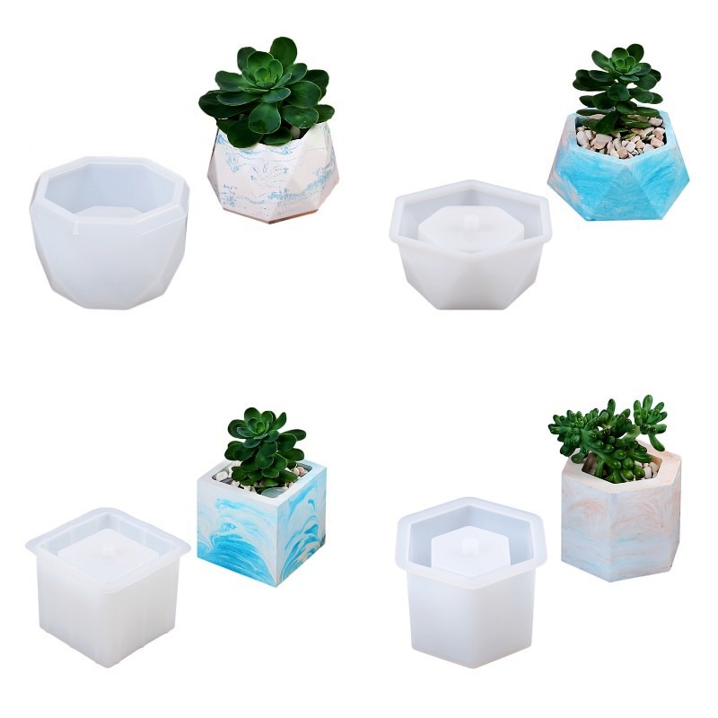 즙이 많은 화분 실리콘 금형 화분 꽃병 식물 꽃 냄비  - Florist Supply Vases 리뷰 및 가격
