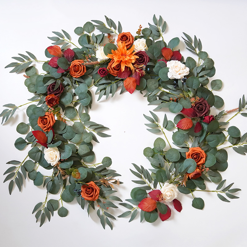 테이블 러너에 대한 Yannew 인공 꽃 Garland - Eucalyptus Preserved 리뷰 및 가격