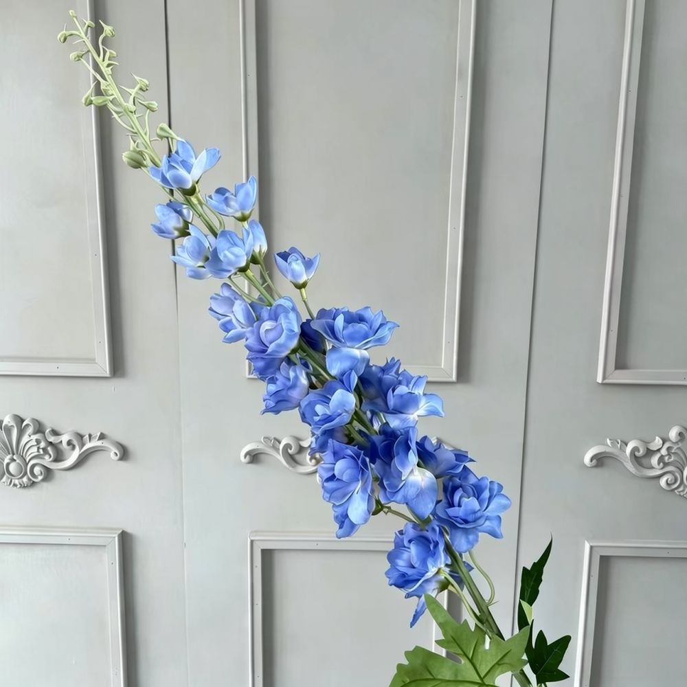 파란색 실크 소재의 인조 꽃, 실제 식물과 흡사한 디자 - Florist Flower Supply 리뷰 및 가격