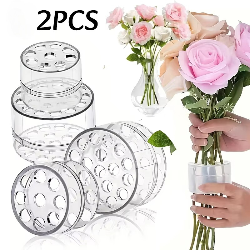 2개입 나선형 꽃병, 투명한 꽃꽂이용 꽃대 받침대, 플 - Florist Supply Bulk 리뷰 및 가격