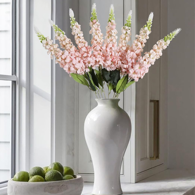 1/2개 74cm 인조 꽃 델피니움 실크 꽃 긴 줄기  - Florist Supply Bulk 리뷰 및 가격