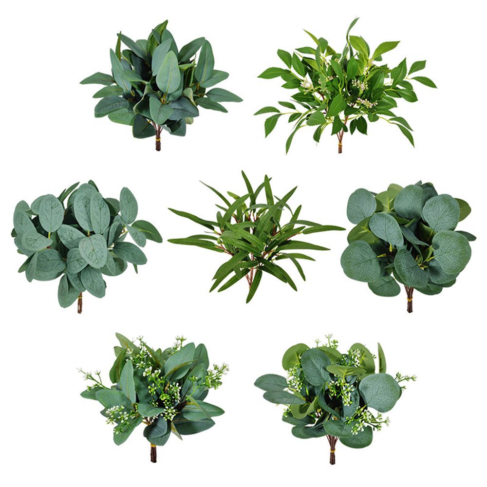 인공 식물 유칼립투스 잎 녹지 줄기, 꽃 가짜 식물 선 - Florist Supply Bulk 리뷰 및 가격