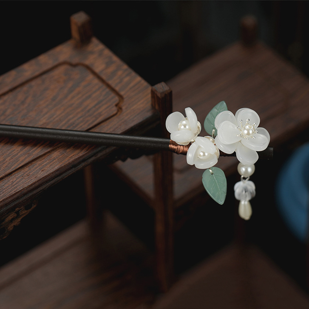 빈티지 스타일의 꽃 장식 헤어핀, 백단향 재질의 술 장 - Supply Florist 리뷰 및 가격